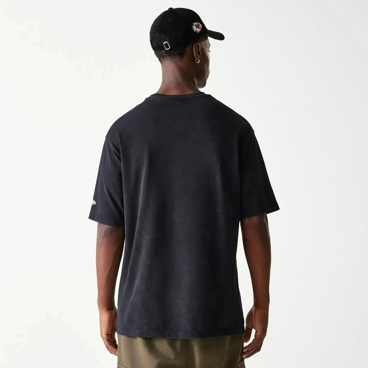 New Era Kansas City Chiefs NFL Games Premium Apparel Black Oversized férfi póló