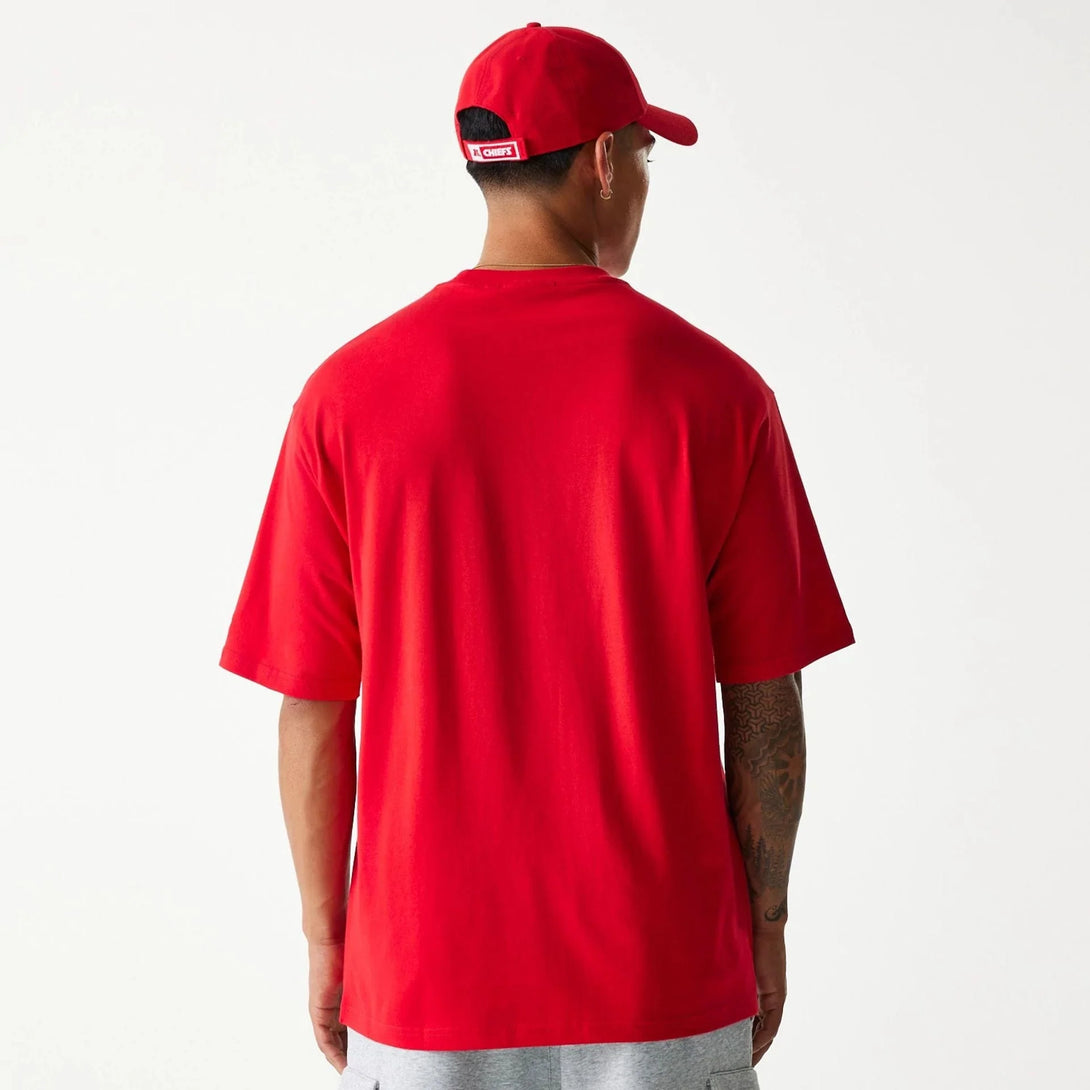 New Era Kansas City Chiefs NFL Helmet Red Oversized póló - Sportmania.hu