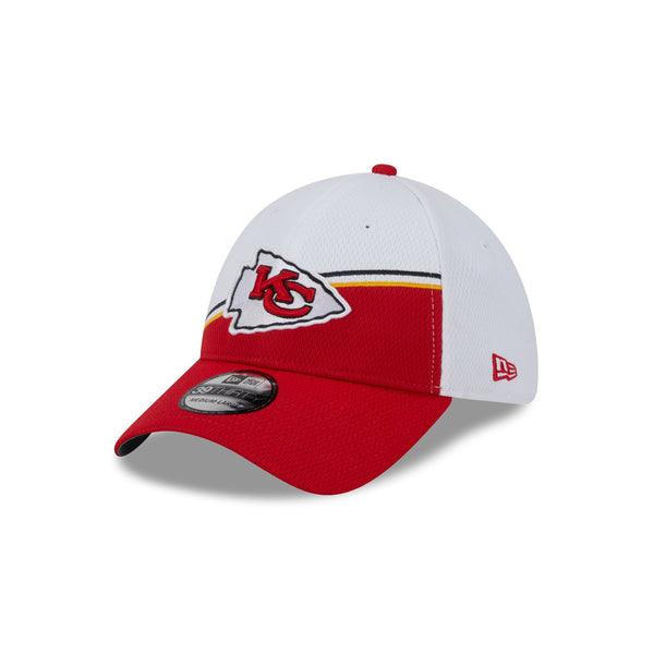 New Era Kansas City Chiefs NFL Sideline 2023 White 39THIRTY Stretch Fit Baseball sapka - Sportmania.hu