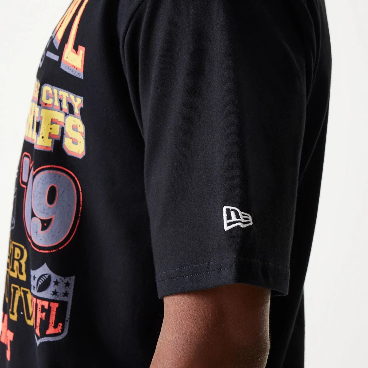 New Era Kansas City Chiefs NFL Super Bowl Black Oversized férfi póló
