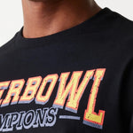 New Era Kansas City Chiefs NFL Super Bowl Black Oversized férfi póló