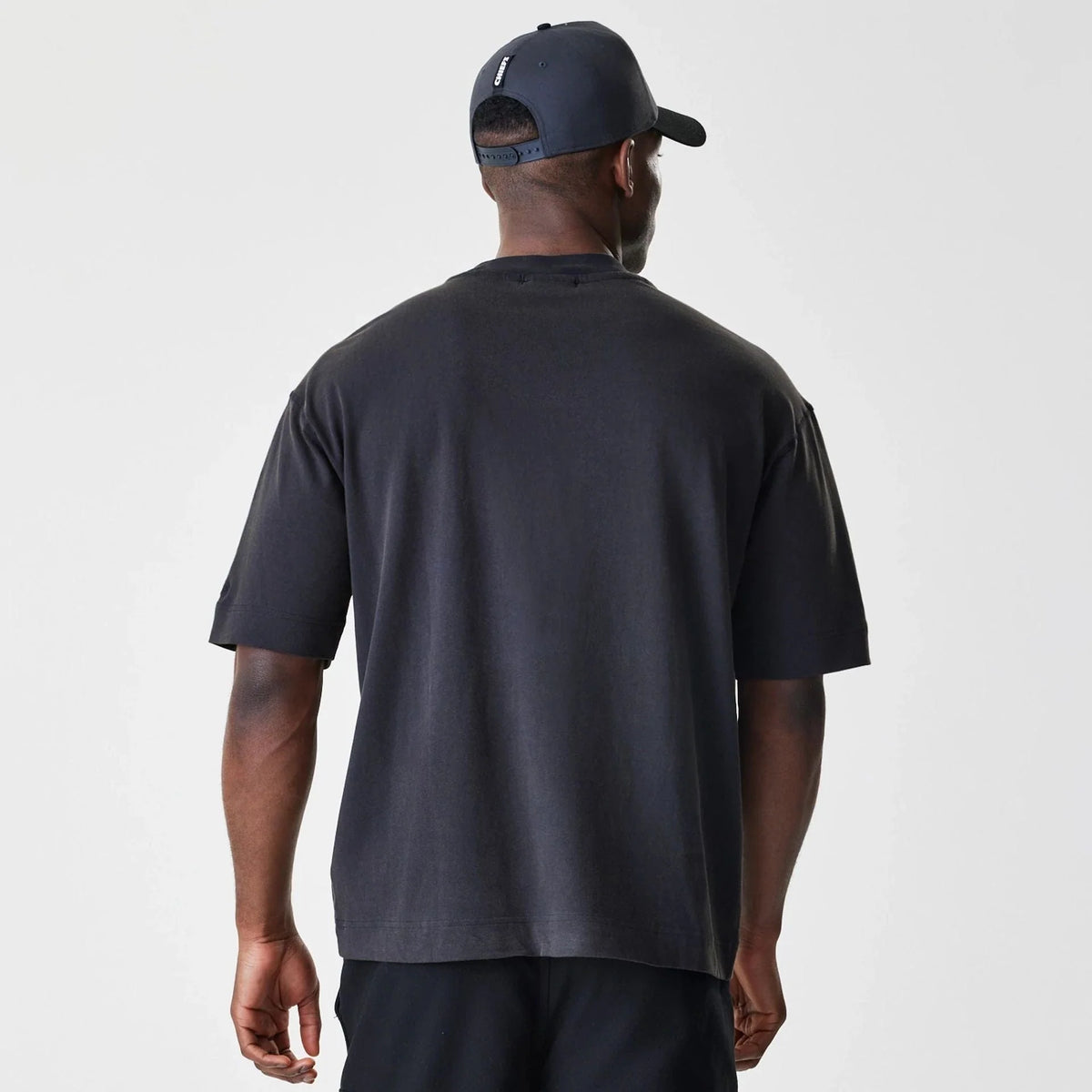 New Era Kansas City Chiefs NFL Washed Boxy Black Oversized férfi póló