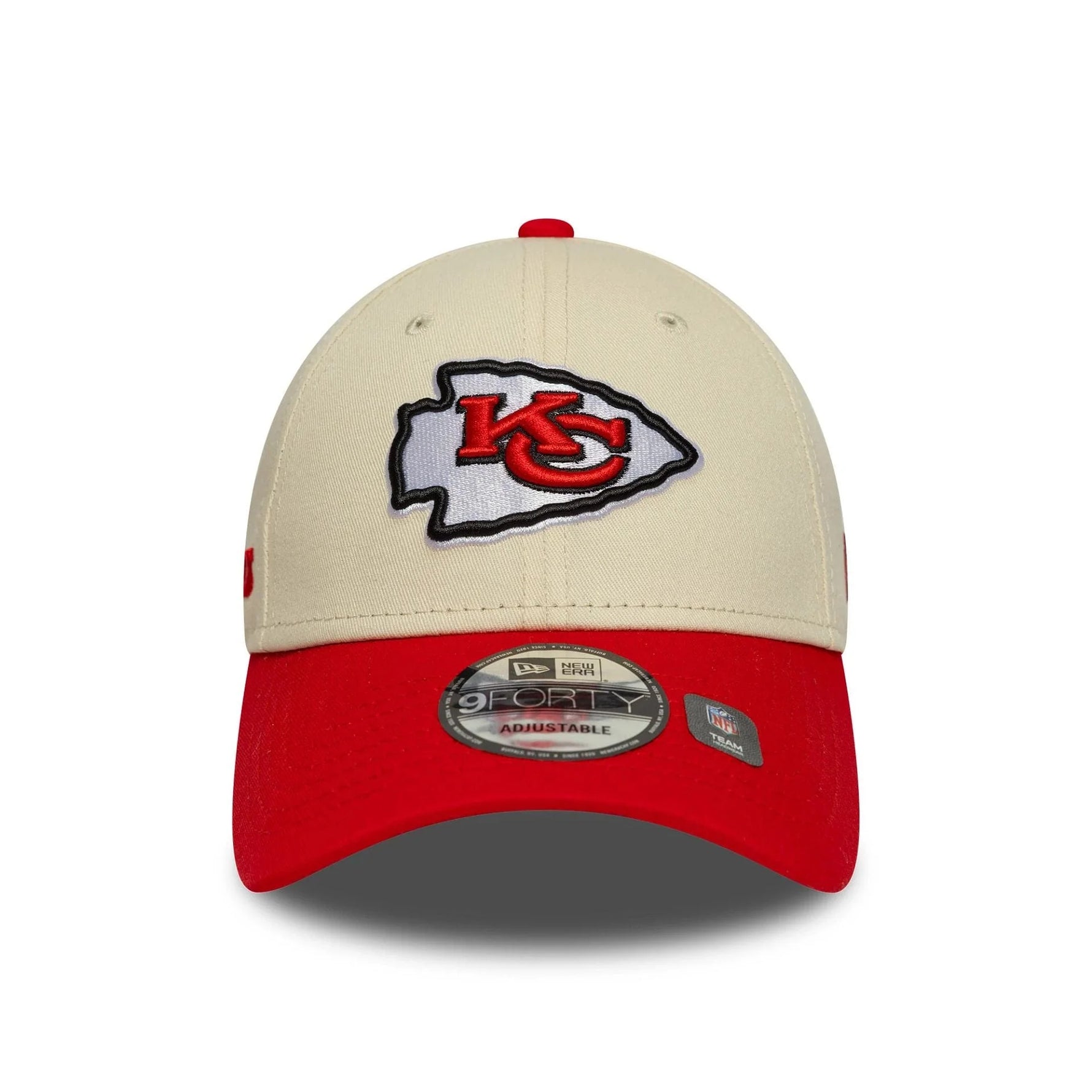 New Era Kansas City Chiefs NFL Wordmark Cream 9FORTY baseball sapka - Sportmania.hu