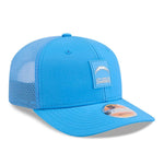 New Era LA Chargers NFL Sideline 2025 Blue 9SEVENTY Trucker Stretch Snap - baseball sapka