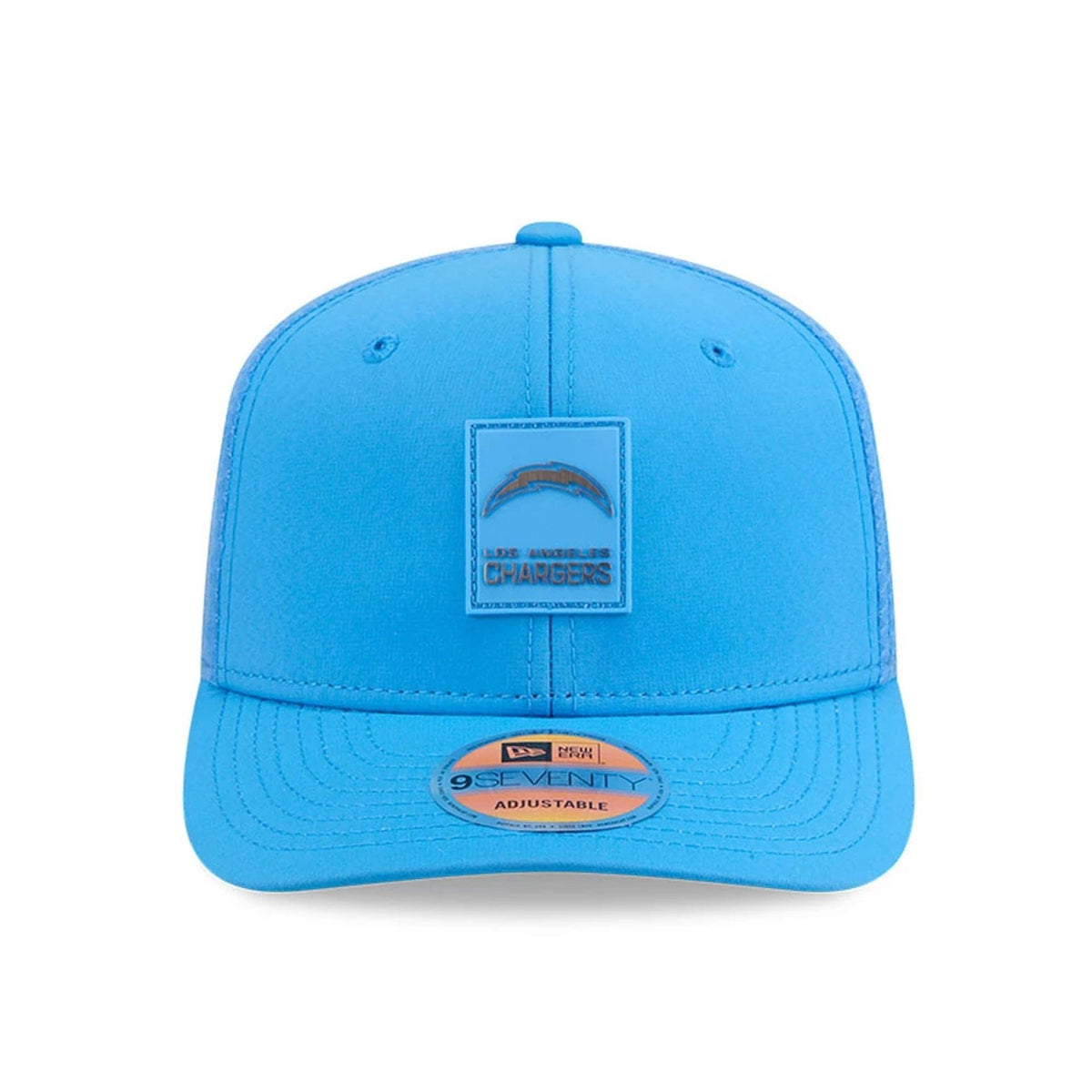 New Era LA Chargers NFL Sideline 2025 Blue 9SEVENTY Trucker Stretch Snap - baseball sapka