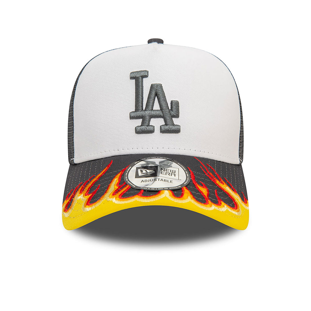 New Era LA Dodgers MLB Flame Dark Grey 9FORTY Trucke sapka - Sportmania.hu