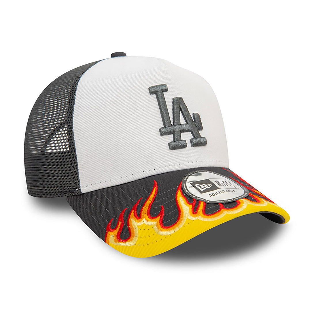 New Era LA Dodgers MLB Flame Dark Grey 9FORTY Trucke sapka - Sportmania.hu