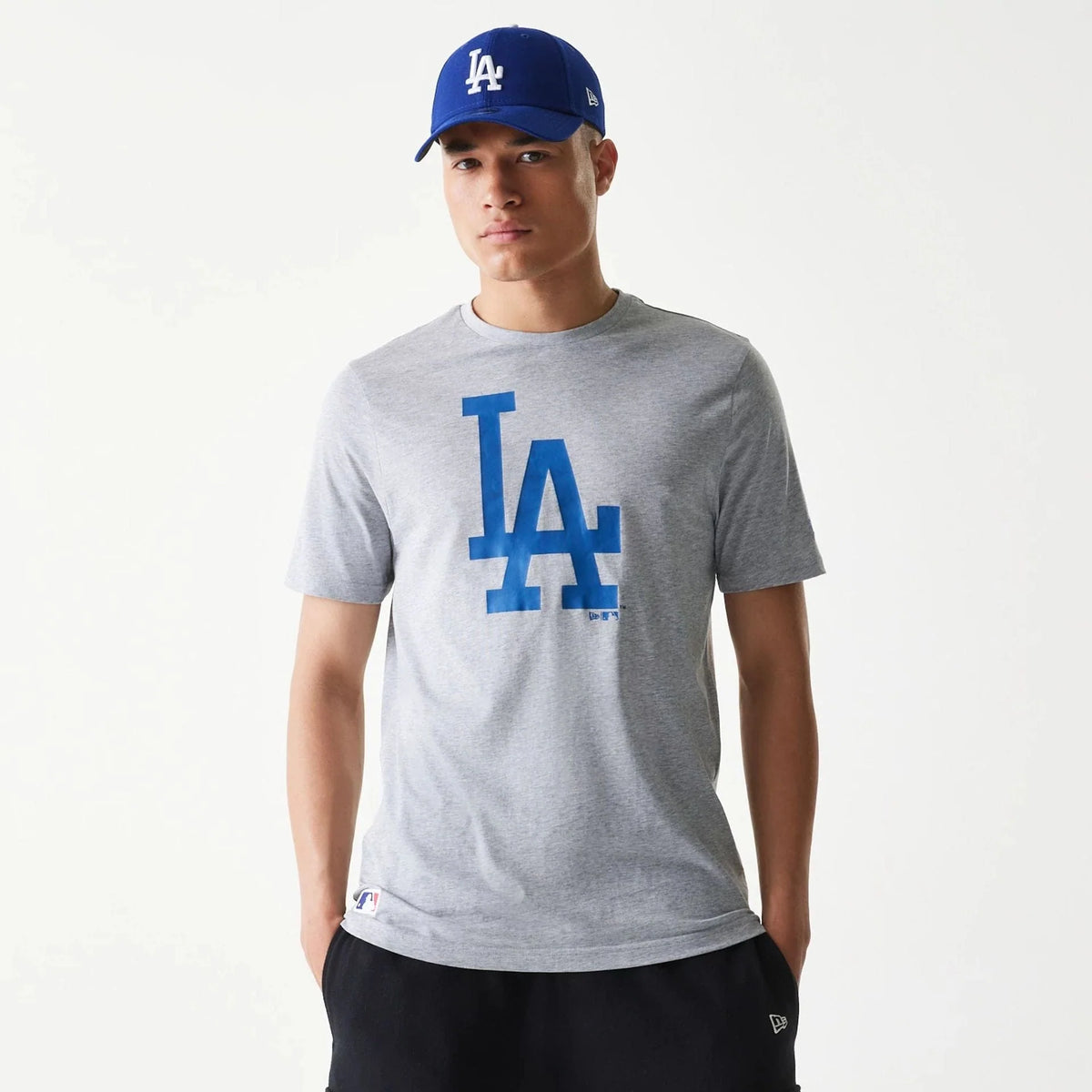 New Era LA Dodgers MLB Regular Grey unisex póló