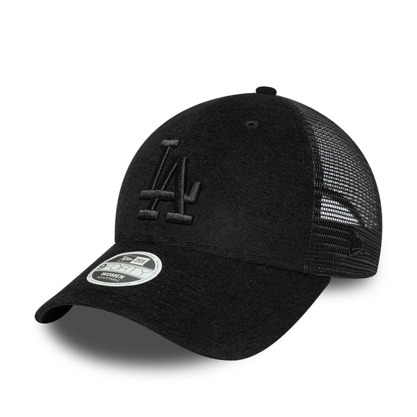 New Era LA Dodgers Womens Fabric Black 9FORTY Trucker sapka - Sportmania.hu