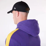 New Era LA Lakers Colour Block Purple Oversized férfi kapucnis pulóver