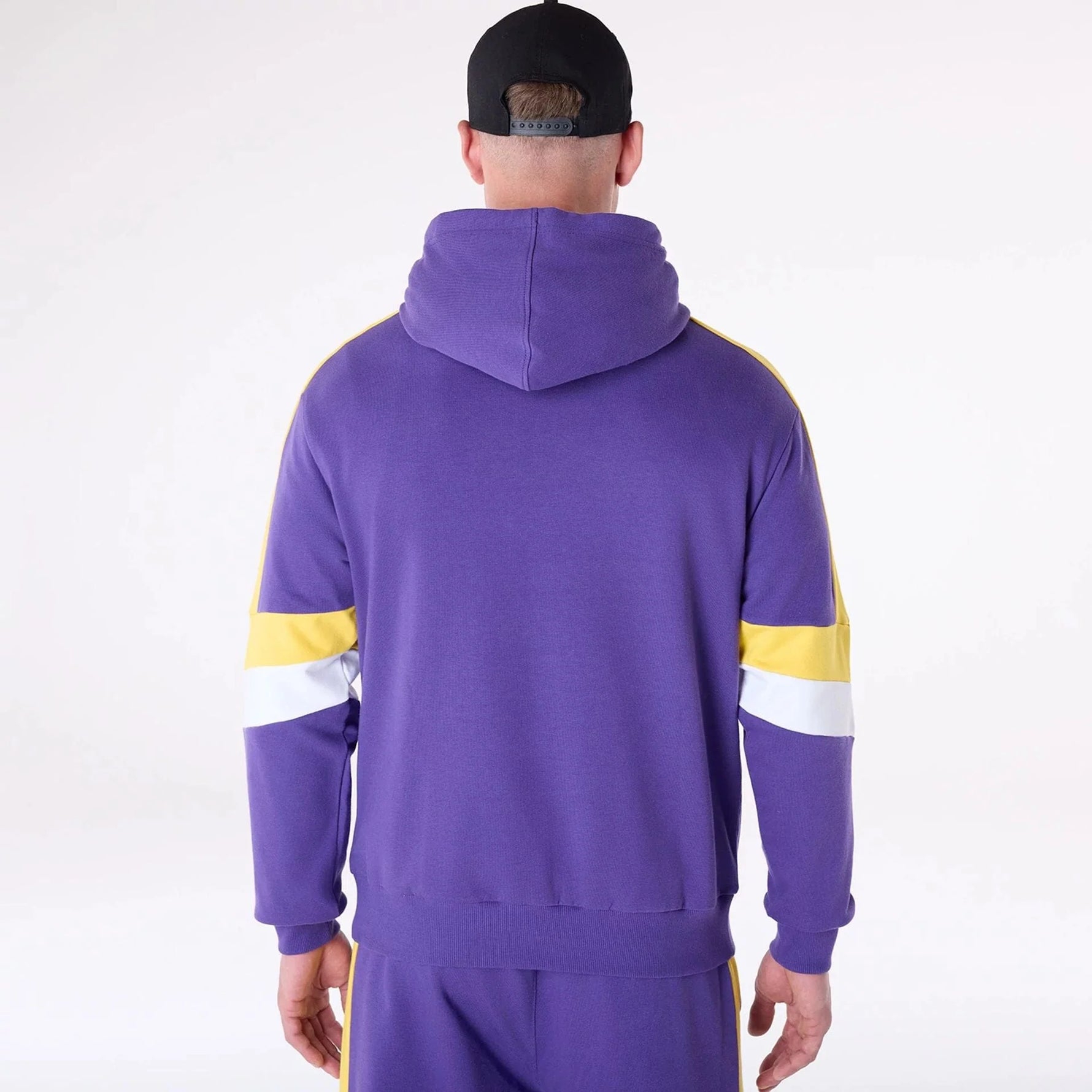 New Era LA Lakers Colour Block Purple Oversized kapucnis pulóver - Sportmania.hu