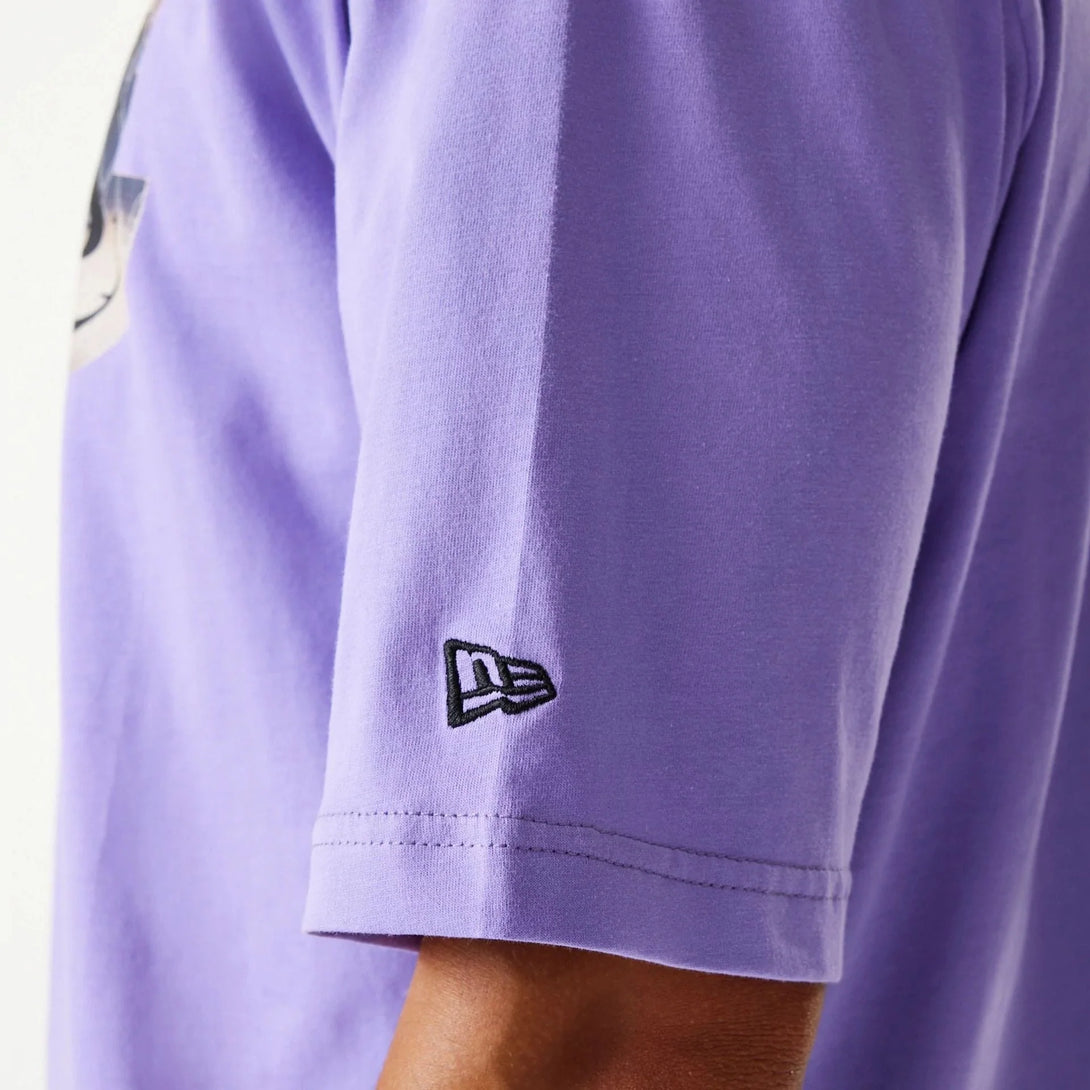New Era LA Lakers NBA All Over Print Infill Purple Oversized póló - Sportmania.hu