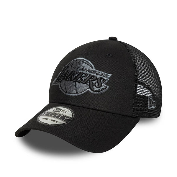 New Era LA Lakers NBA Black 9FORTY Trucker sapka