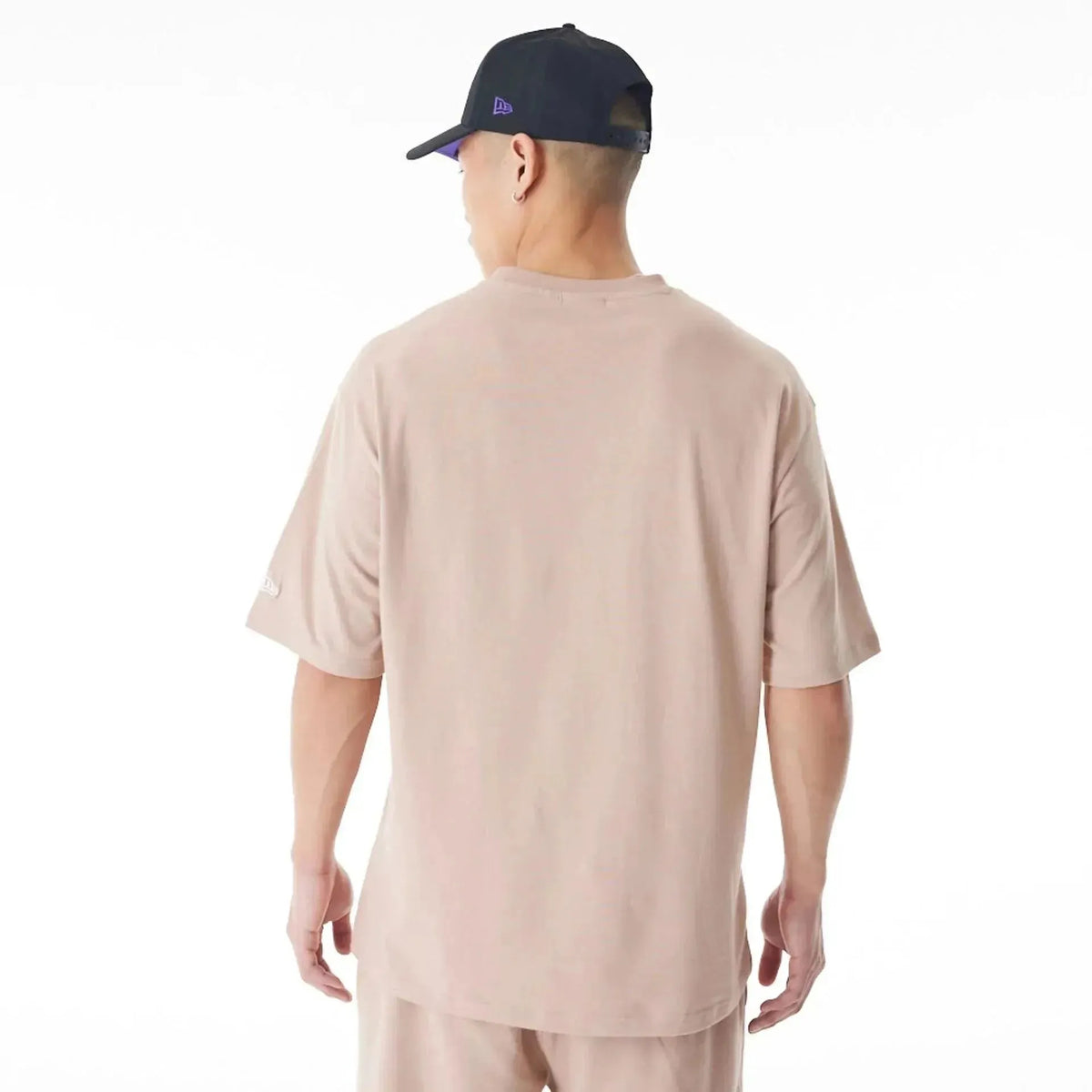 New Era LA Lakers NBA Graphic Beige Oversized férfi póló