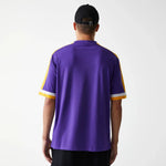 New Era LA Lakers NBA Panel Purple Oversized férfi póló