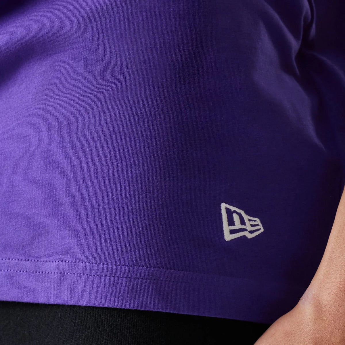 New Era LA Lakers NBA Panel Purple Oversized férfi póló