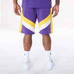 New Era LA Lakers NBA Panel Purple Short
