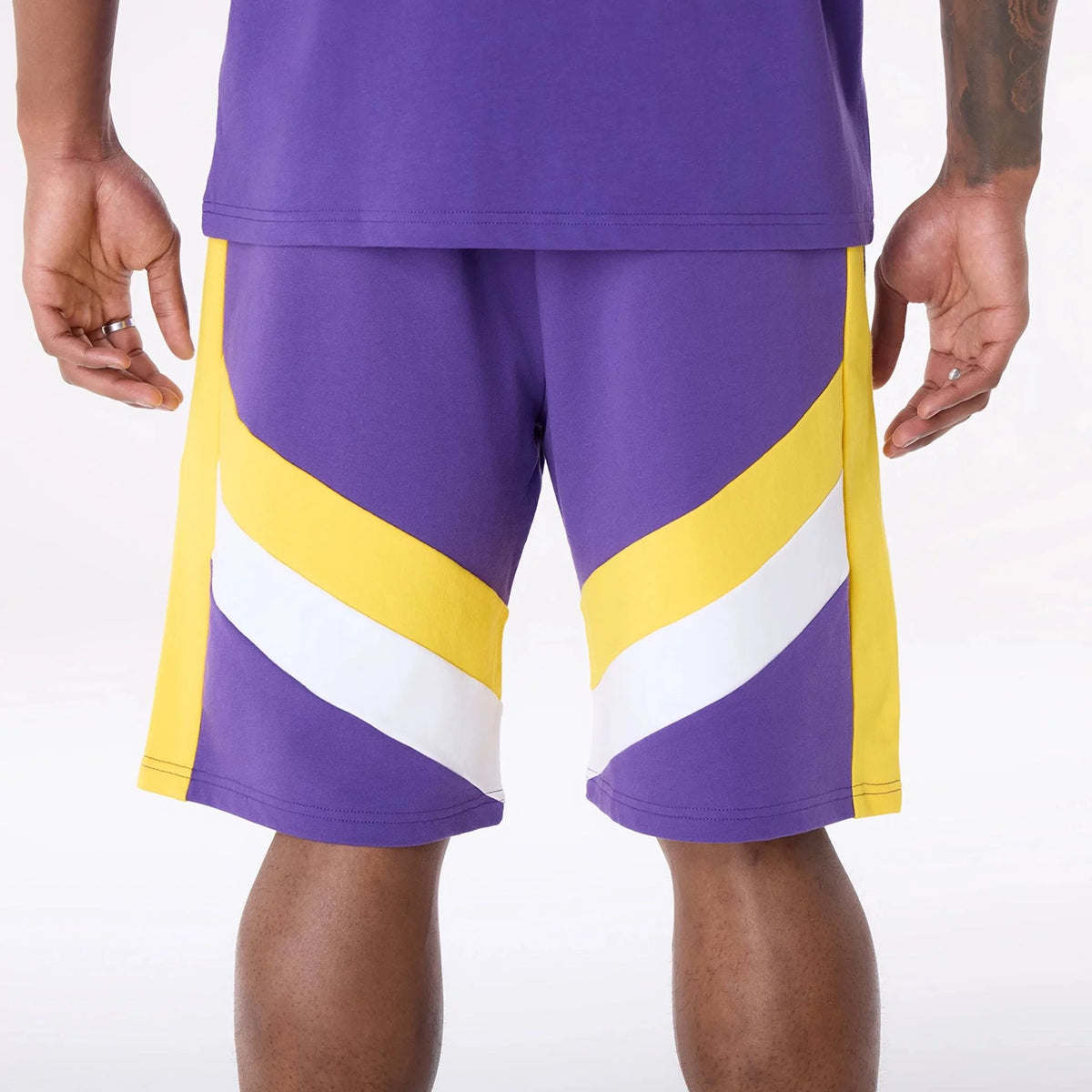 New Era LA Lakers NBA Panel Purple Short