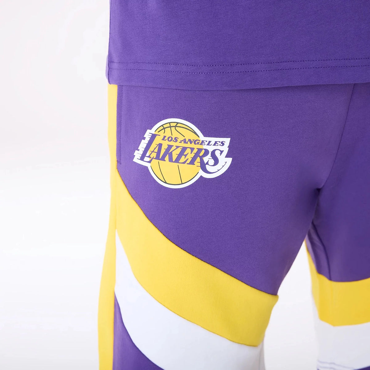 New Era LA Lakers NBA Panel Purple Short