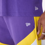 New Era LA Lakers NBA Panel Purple Short