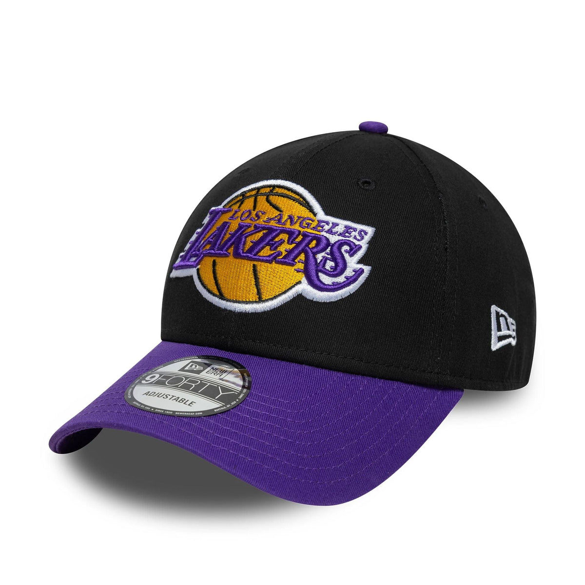 New Era LA Lakers NBA Side Patch Black 9FORTY baseball sapka