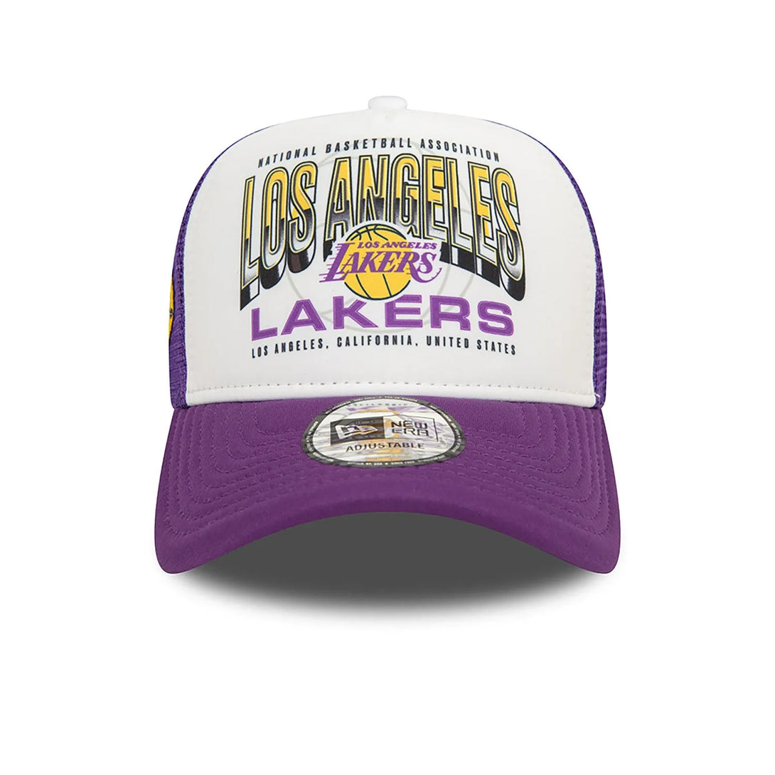 New Era LA Lakers NBA Team Colour Purple 9FORTY Trucker baseball sapka - Sportmania.hu