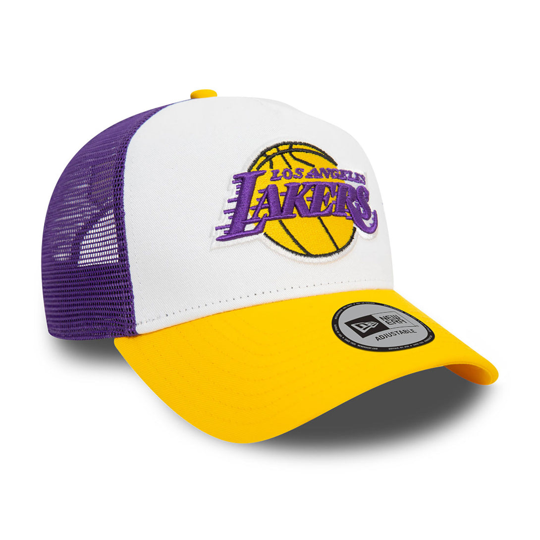 New Era LA Lakers NBA Yellow 9FORTY A-Frame trucker sapka Baseball sapka - Sportmania.hu