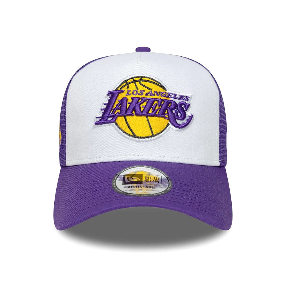 New Era LA Lakers Side Patch Purple 9FORTY A-Frame Trucker sapka - Sportmania.hu