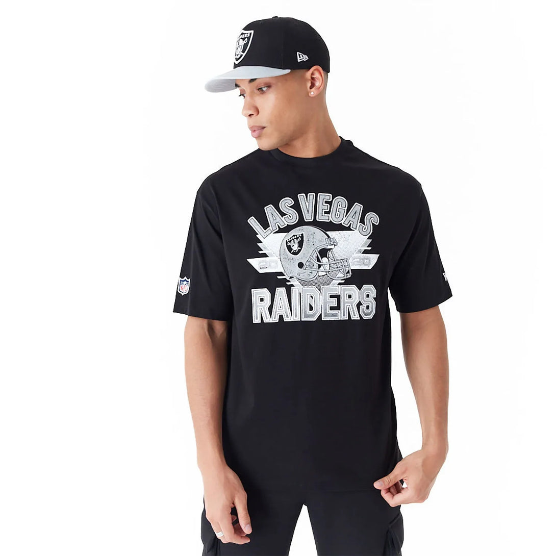 New Era Las Vegas Raiders NFL Black Oversized Póló - Sportmania.hu