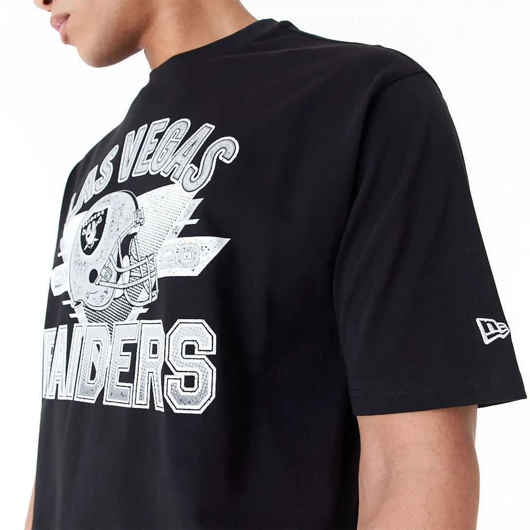 New Era Las Vegas Raiders NFL Black Oversized Póló - Sportmania.hu