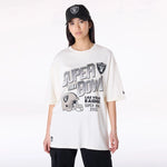 New Era Las Vegas Raiders NFL Helmet Open White férfi póló