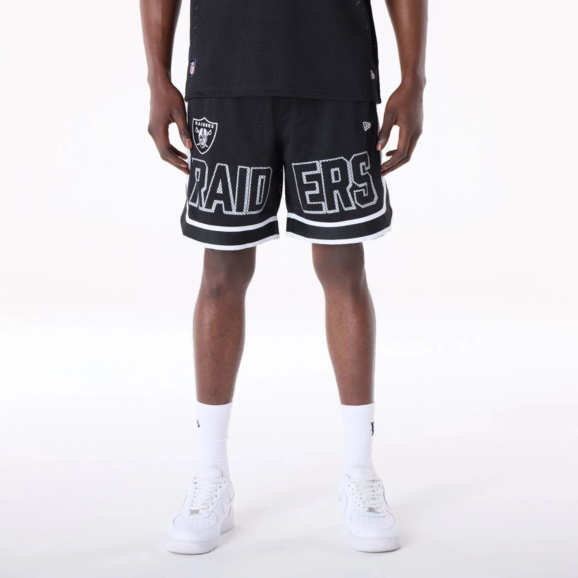 New Era Las Vegas Raiders NFL Mesh Black Short