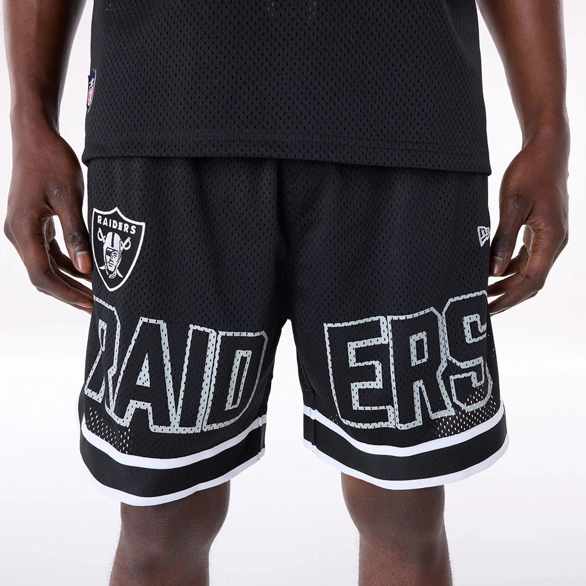 New Era Las Vegas Raiders NFL Mesh Black Short