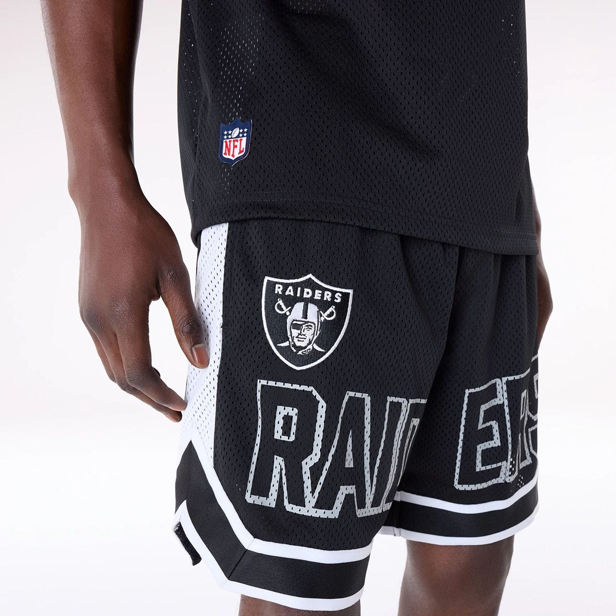 New Era Las Vegas Raiders NFL Mesh Black Short