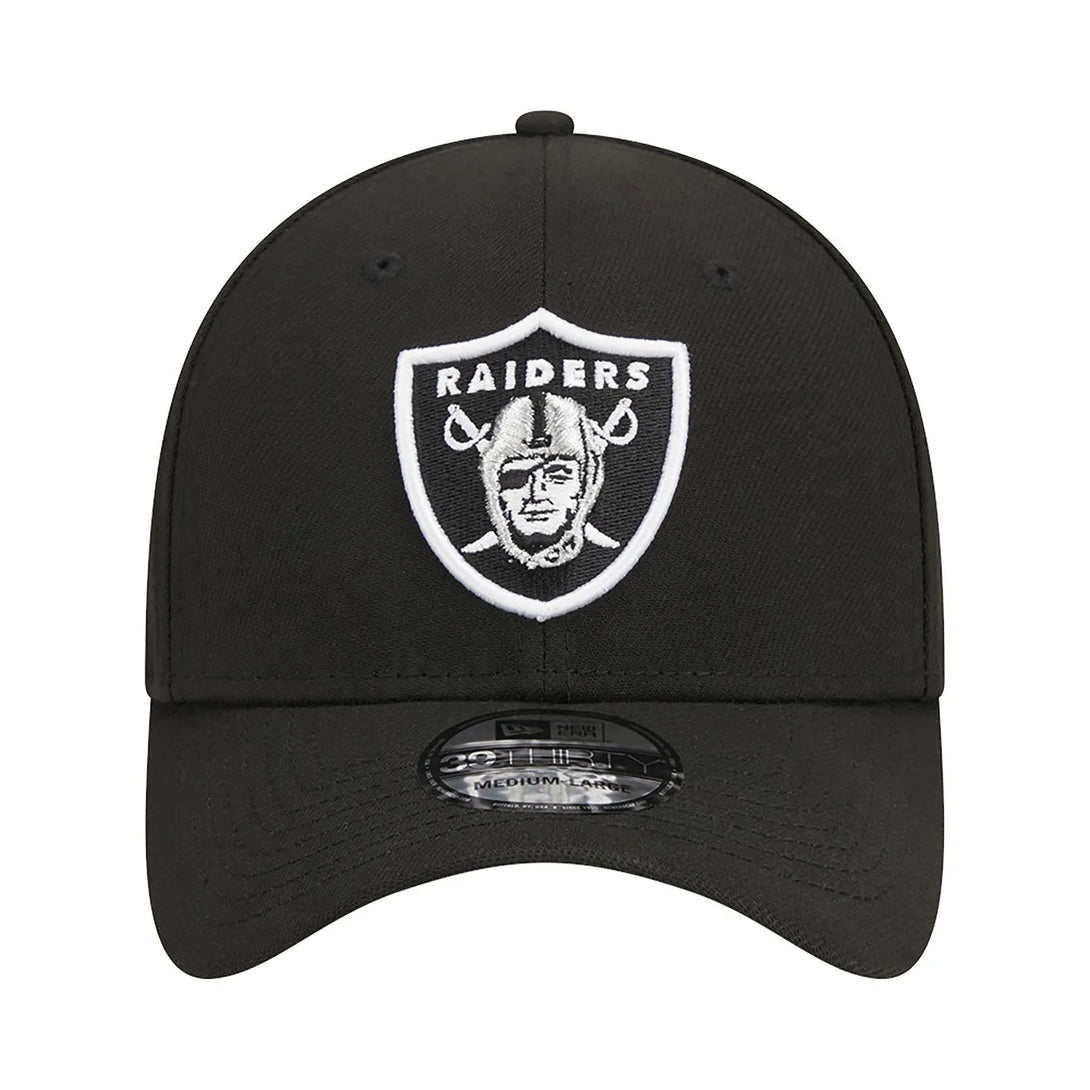 New Era Las Vegas Raiders Team Logo Black 39THIRTY Stretch Fit sapka Baseball sapka - Sportmania.hu