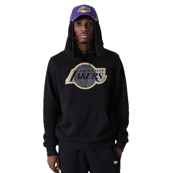 New Era Los Angeles Lakers NBA Outline Logo Black kapucnis pulóver - Sportmania.hu