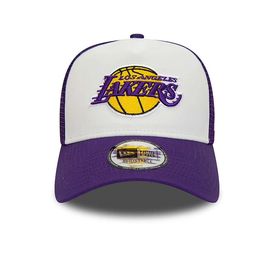 New Era Los Angeles Lakers Team Colour Purple A-Frame Trucker sapka Baseball sapka - Sportmania.hu