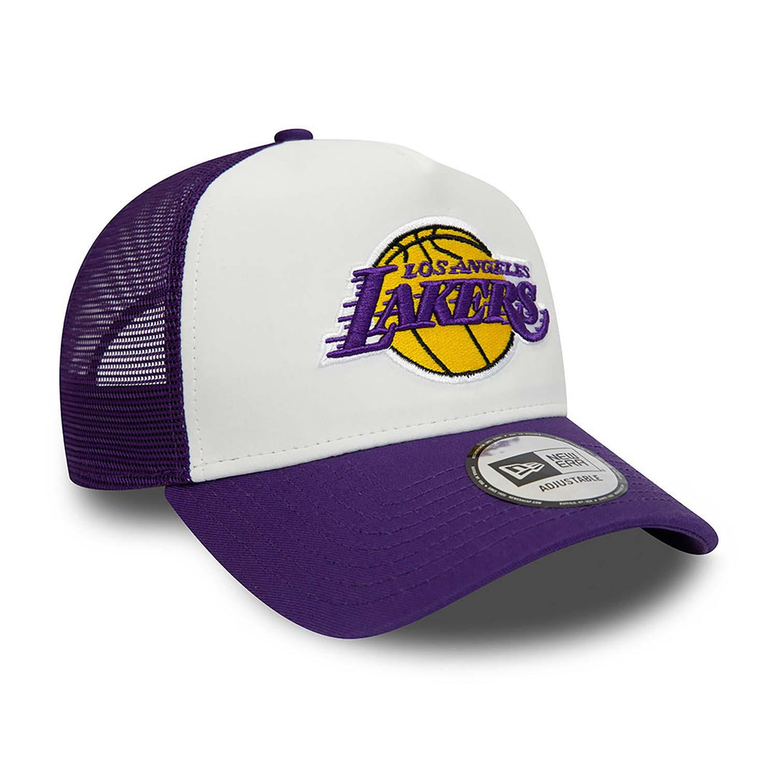 New Era Los Angeles Lakers Team Colour Purple A-Frame Trucker sapka - Sportmania.hu