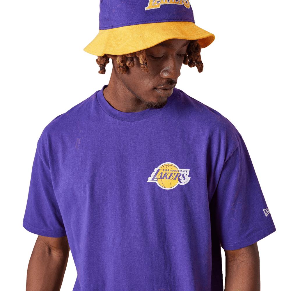 New Era Los Angeles Lakers Washed Team Logo póló, lila - Sportmania.hu