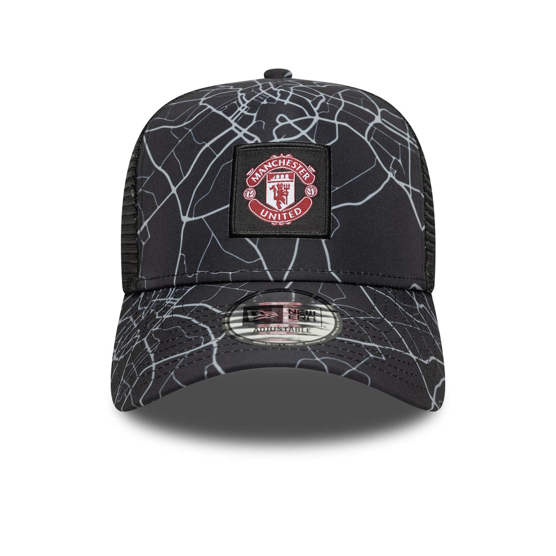 New Era Manchester United FC All Over Print Black 9FORTY E-Frame Trucker sapka - Sportmania.hu