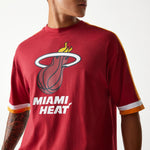 New Era Miami Heat NBA Panel Dark Red Oversized póló - Sportmania.hu