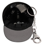 New Era Mini Cap Black kulcstartó