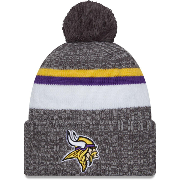 New Era Minnesota Vikings NFL Sideline 2023 Grey Bobble Knit kötött sapka - Sportmania.hu