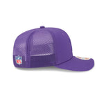 New Era Minnesota Vikings NFL Sideline 2025 Purple 9SEVENTY Trucker Stretch Snap - baseball sapka