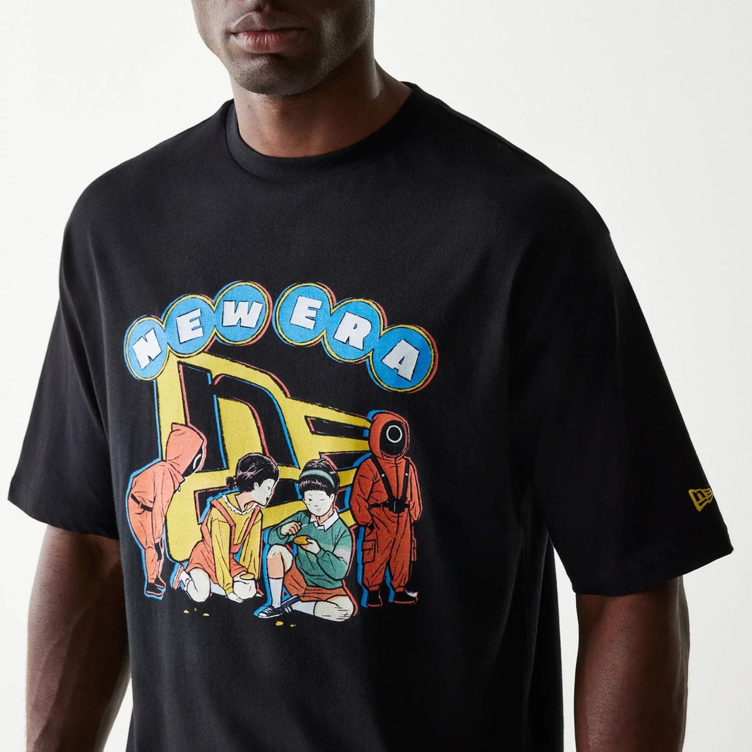 New Era Netflix Squid Game Black Oversized póló - Sportmania.hu