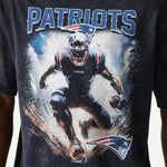 New Era New England Patriots NFL Games Premium Apparel Black Oversized póló - Sportmania.hu