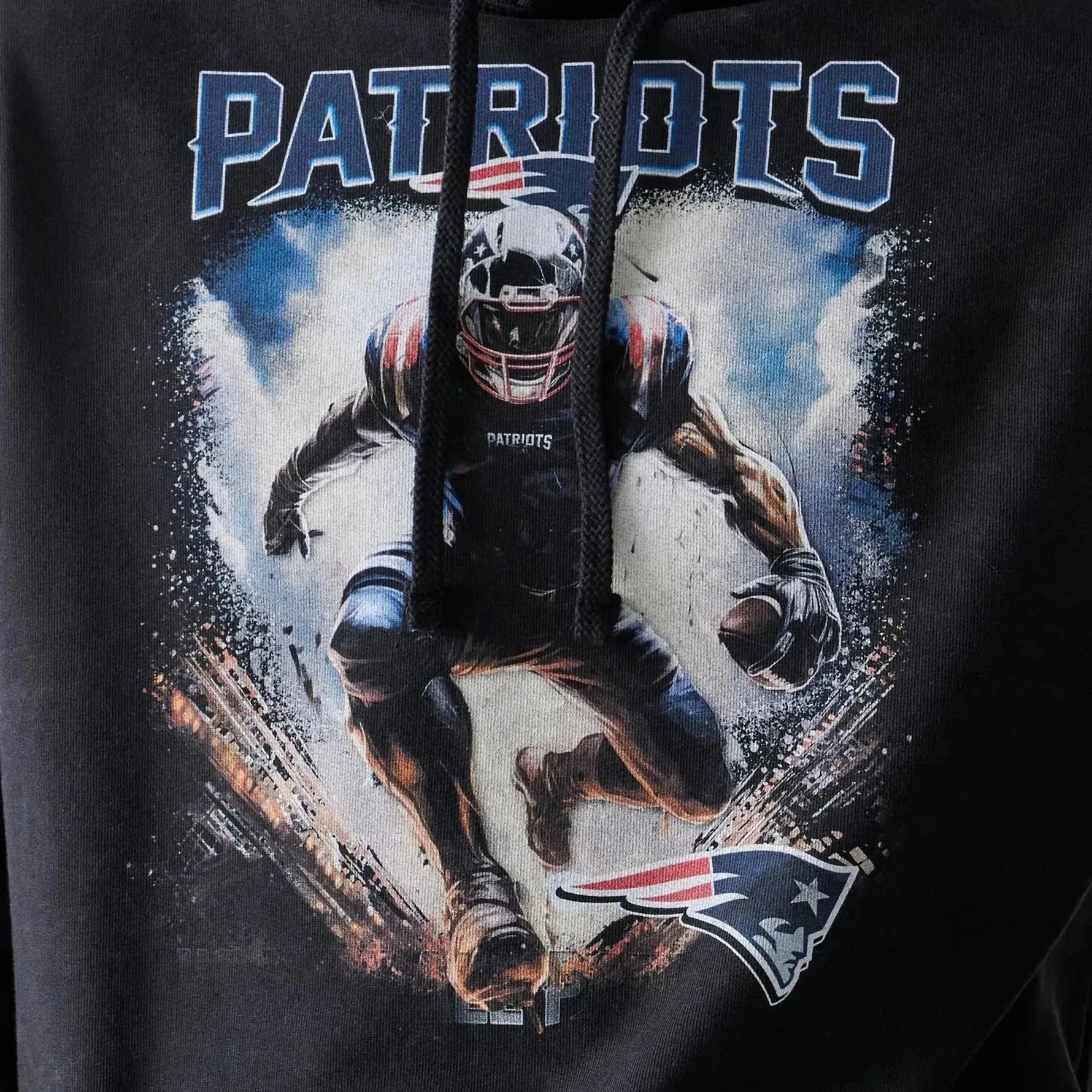 New Era New England Patriots NFL Games Premium Apparel Black Oversized pulóver - Sportmania.hu