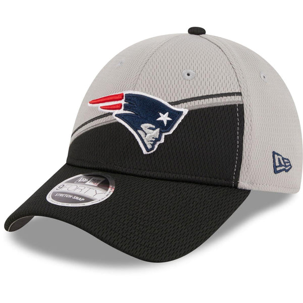 New Era New England Patriots NFL Sideline 2023 Grey 9FORTY Stretch Snap baseball sapka - Sportmania.hu