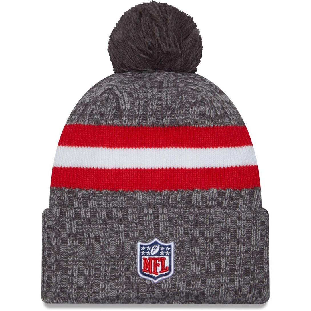New Era New England Patriots NFL Sideline 2023 Grey Bobble Knit kötött sapka - Sportmania.hu