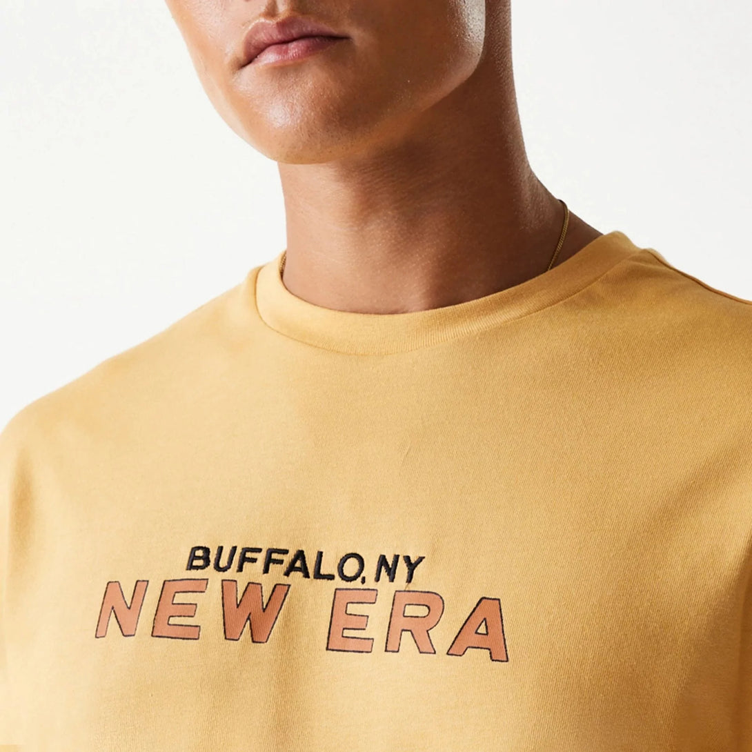 New Era New Era Vacation Graphic Beige Oversized póló - Sportmania.hu